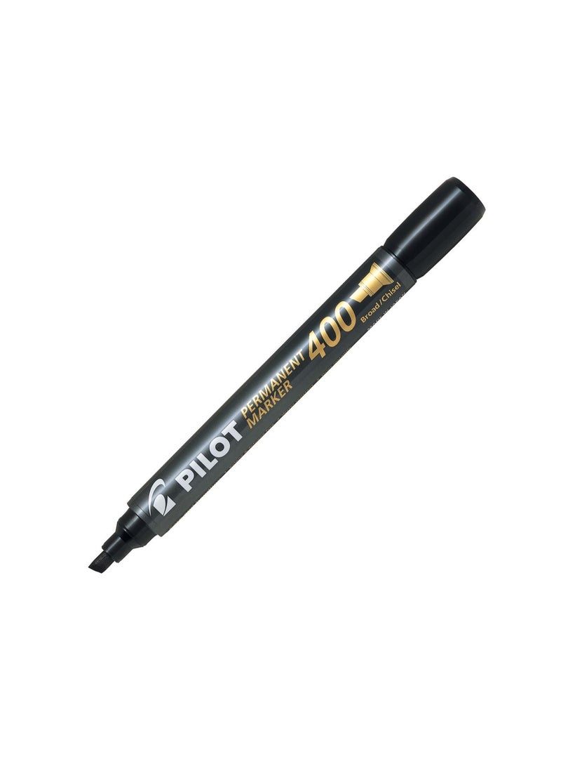بايلوت قلم ماركر رأس مشطوف ثابت أسود - Image 1