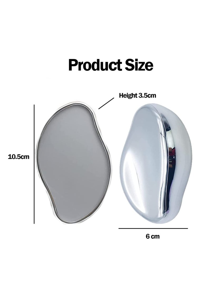 True Crystal Hair Eraser, Magic Hair Removal Eraser, Painless Crystal Hair Remover Tools, Soft Smooth Skin Fast & Easy Crystal Hair Removal for Men and Women (Sliver) - Image 5