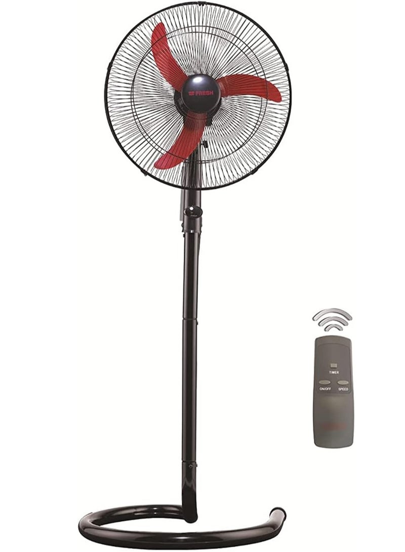 Fresh Ghost 20 Inch Stand Fan with Remote Control 500008740 Red/Black