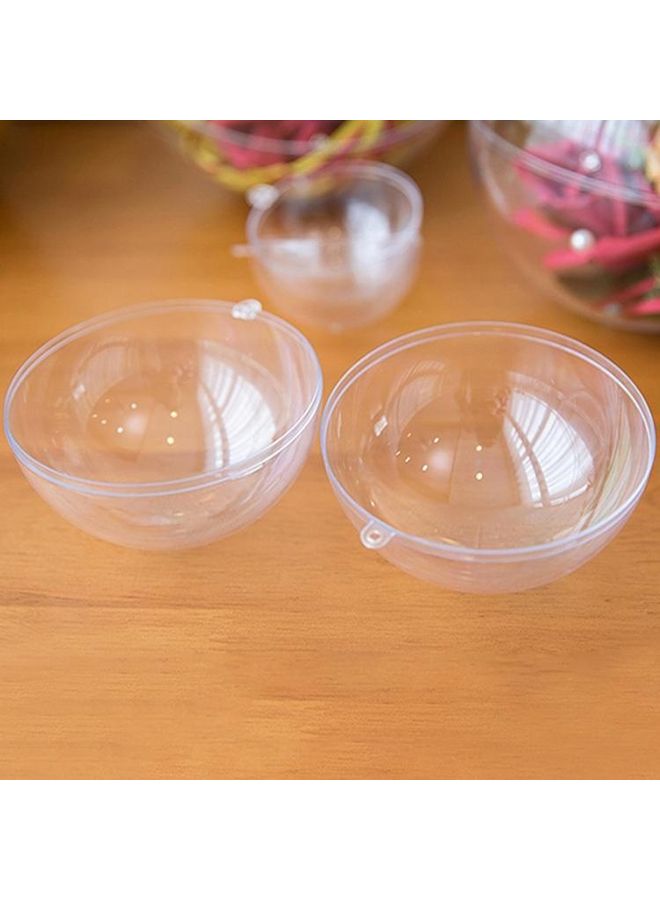 NIBEMINENT High Transparent Decorative Plastic Round Ball Multicolour - Image 4