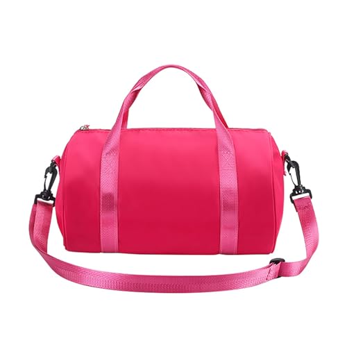W WINTMING Ballet Dance Bag Mini Gym Bag Lightweight Small Duffle Bag 10L Cute Crossbody Bag for Yoga Swimming Sport RoseRed - Image 1