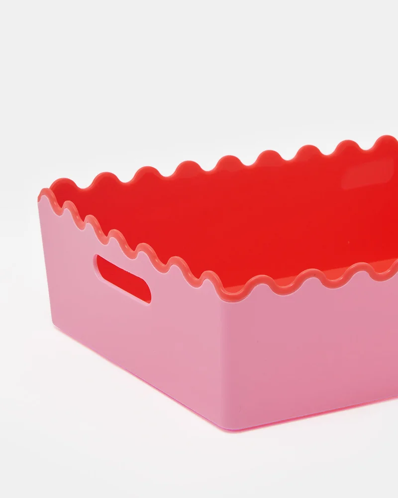 REDTAG Pink Storage Basket Medium