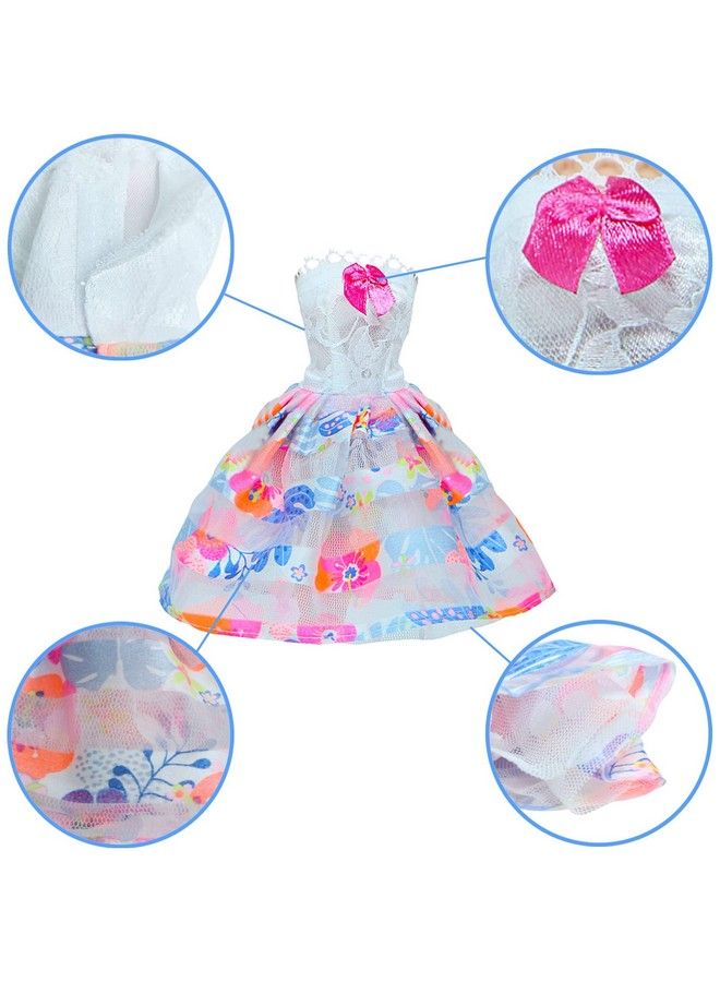 BJDBUS 6 Pcs Ball Mini Gown Dress For 11.5 Inch Girl Doll Clothes Playset - Image 4