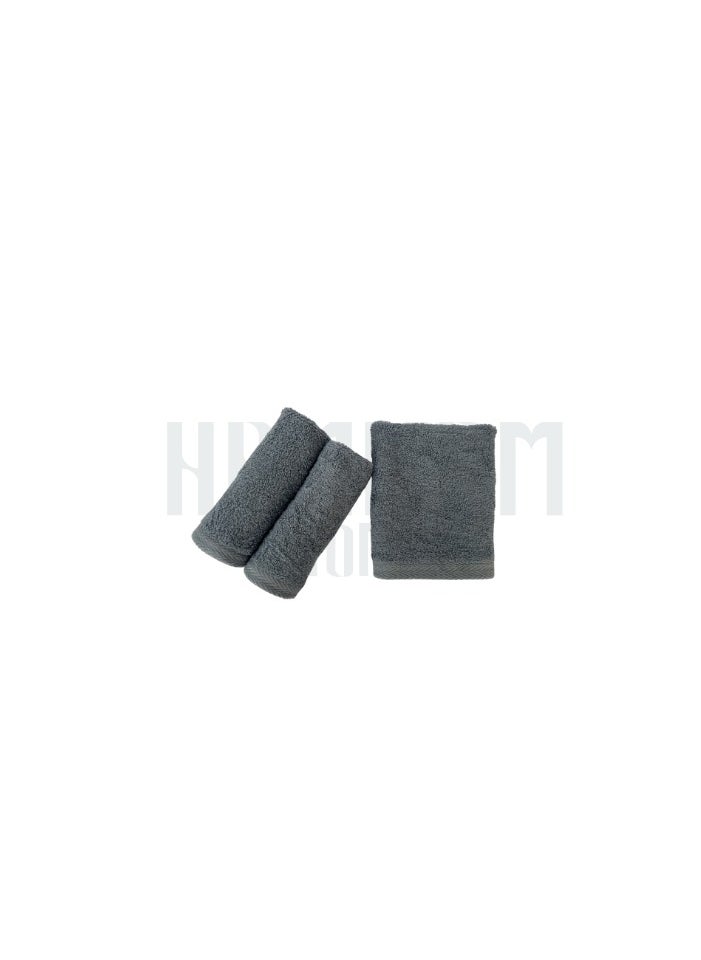 HAMMAM Towel 100% Cotton From Hammam Home 30*30 Color light grey 