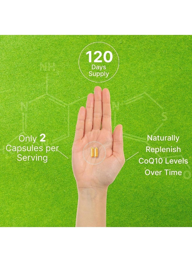 DEAL SUPPLEMENT CoQ10 200mg & PQQ 200mcg, 240 Veggie Capsules - Image 5