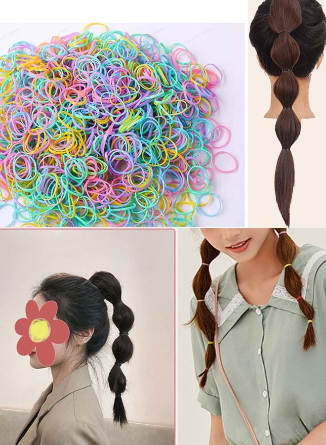 1000 Pieces-rubber haircuts to decorate and arrange hair suitable for children and women from gentle hair accessories - Image 1