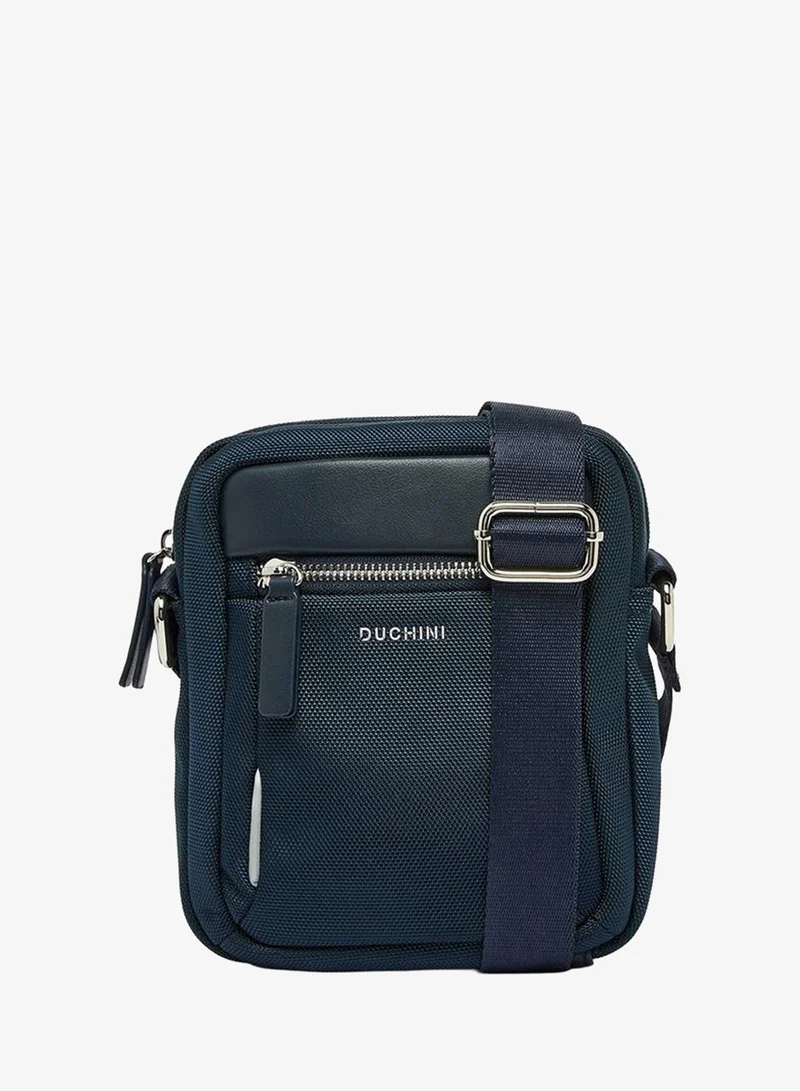دوتشيني Men Textured Crossbody Bag