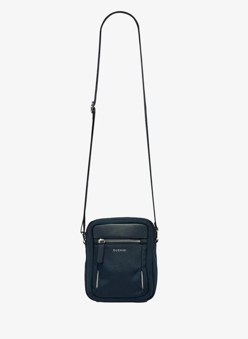 دوتشيني Men Textured Crossbody Bag