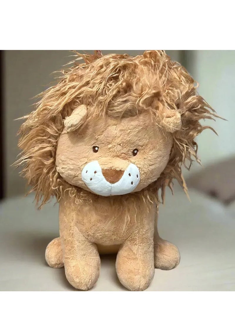 Stuffed Lion Doll 40*45Cm (Brown)