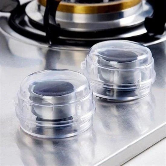 5DM Heat Resistant Plastic Stove Button Protector Button Lock Safety Mechanism