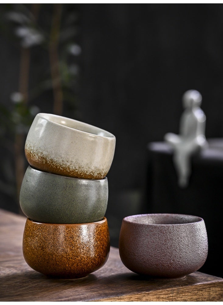 Beone Set Of 5 Double Walled Ceramic Espresso Coffee Cup Multicolour 100ml - Image 5