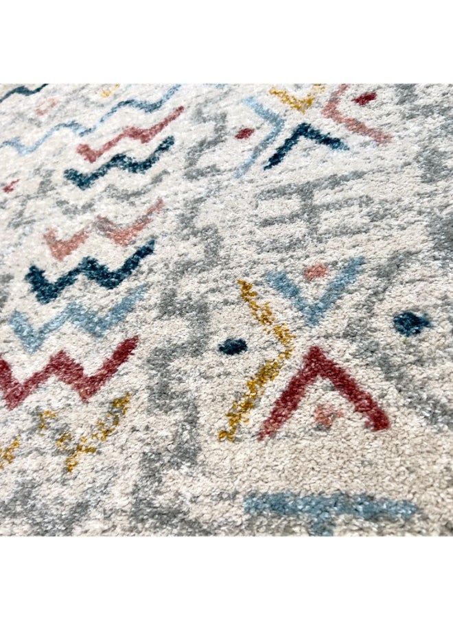 HANDPICKED FURNITURE HANDPICKED FURNITURE Moroccan Inspired Multicolored Rectangle Area Rug, Ultra Soft Area Carpets For Bed Room & Living Room, Anti-slip Floor Carpets, Easy To Clean, Made In Turkey  - Image 5