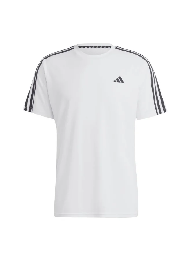 adidas Originals adidas TR-ES BASE 3S T White Training T-SHIRTS for Men - XS