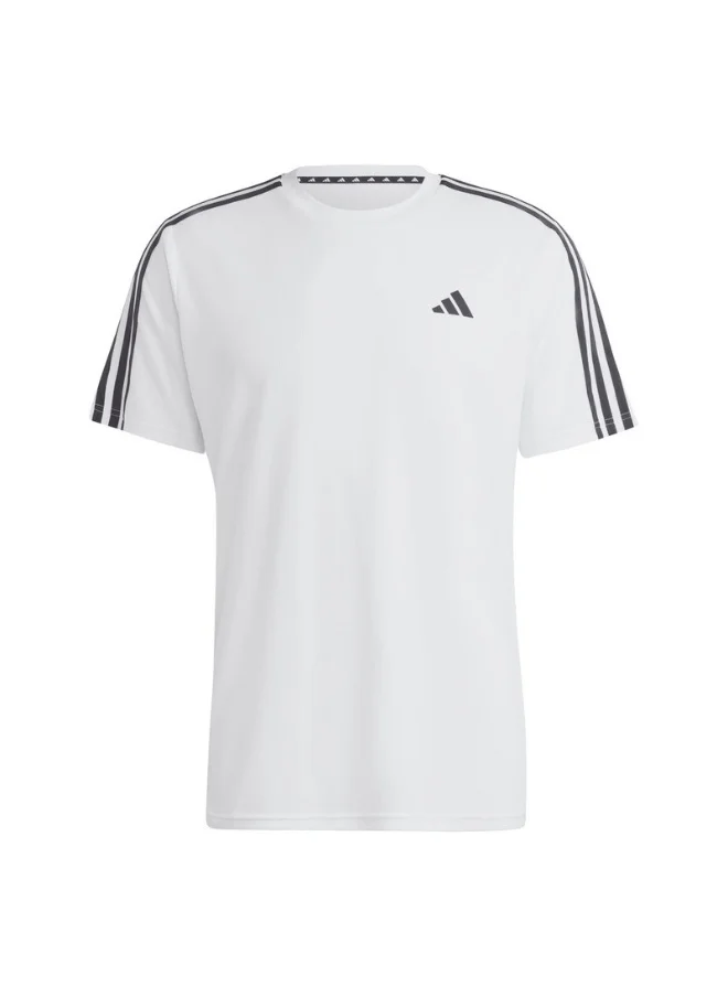 adidas Originals adidas TR-ES BASE 3S T White Training T-SHIRTS for Men - XS