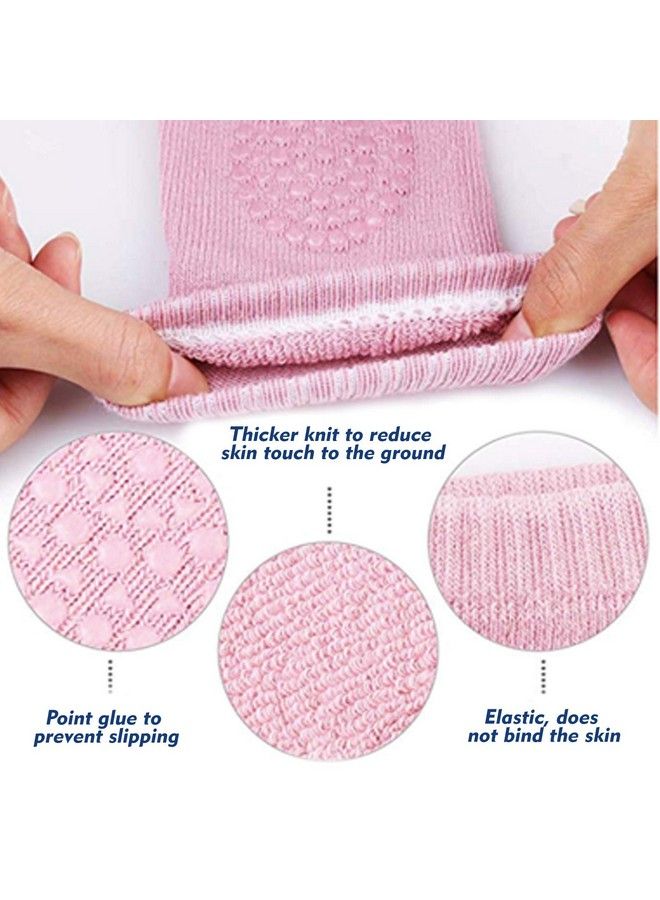 Safe-O-Kid Pack Of 3Crawling Baby Toddler Infant Anti Slip Elbow And Knee Pads;Guards Pink - Image 5