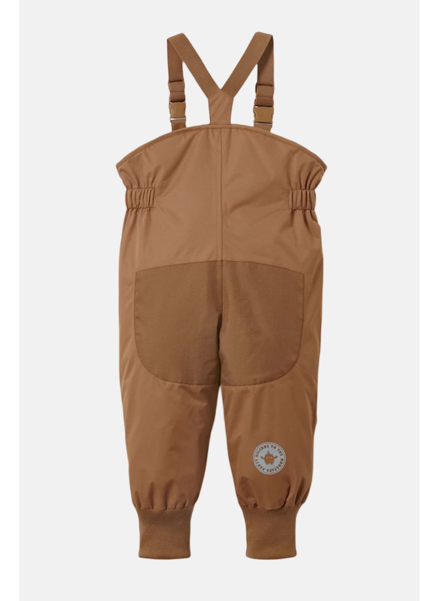Tchibo Kids Girl Plain Rompers, Brown  - Image 2