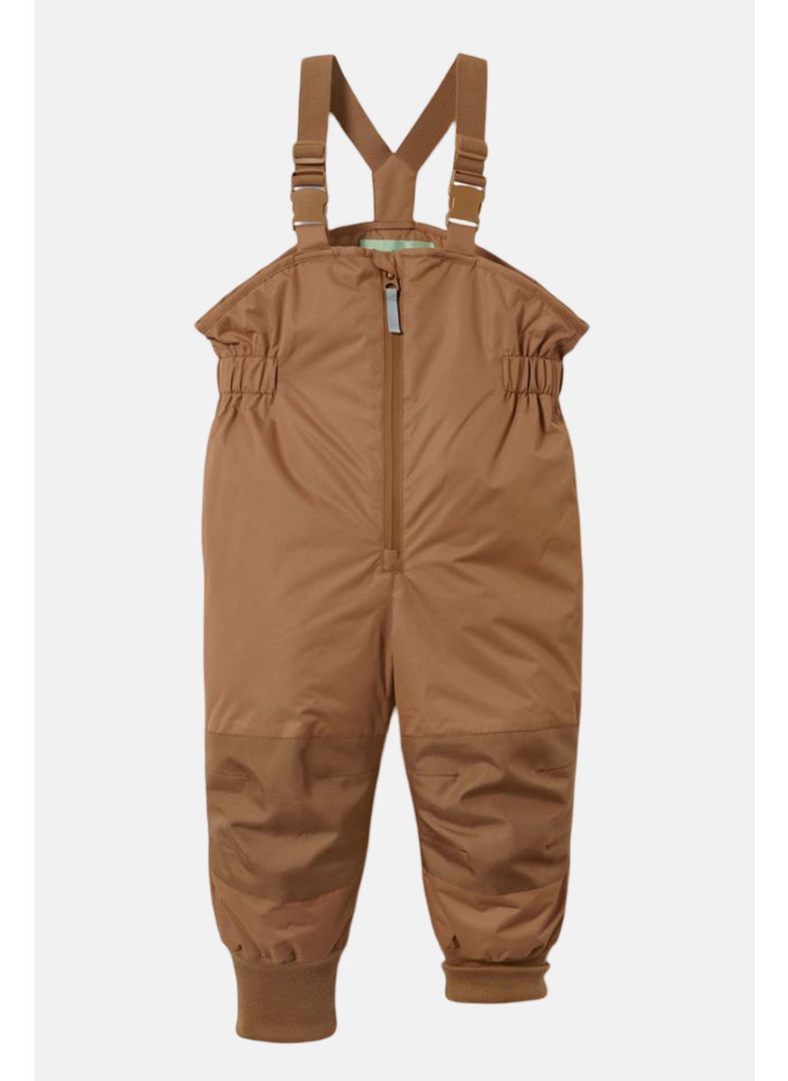 Tchibo Kids Girl Plain Rompers, Brown  - Image 3