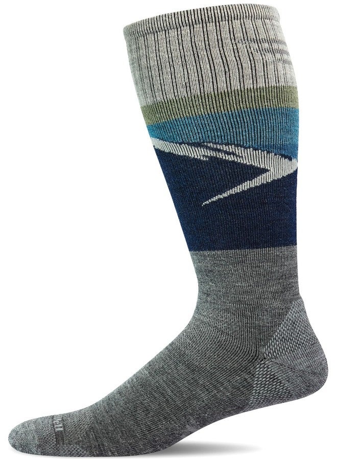 Sockwell Men's Modern Mountain OTC Moderate Graduated Compression Sock, Grey - L/XL - Image 2