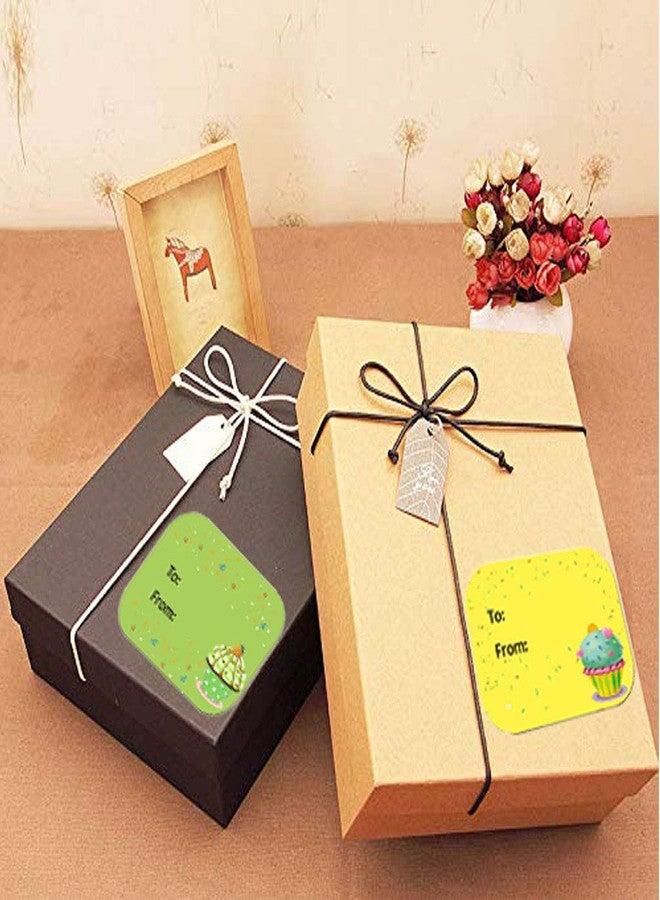 Remarkable 300 Pcs Name Tags Happy Birthday Stickers 1.5 x 2 Inch Holiday Gift Label Stickers Festival Birthday Stickers Multidesign Birthday Label for Envelope Packaging Holiday Presents - Image 3