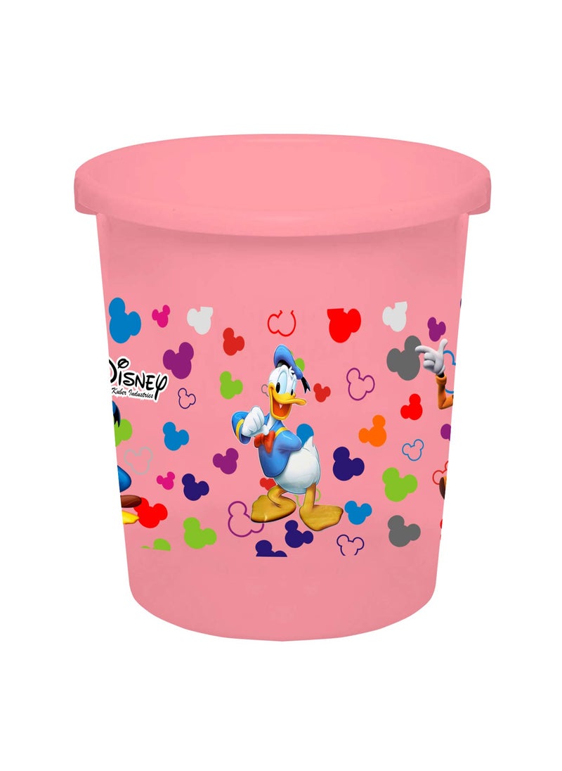 Kuber Industries Kuber Industries Disney Team Mickey Print Plastic DustbinGarbage BinWaste Bin 5 Liters Pink HS_35_KUBMARTS17316  - Image 3