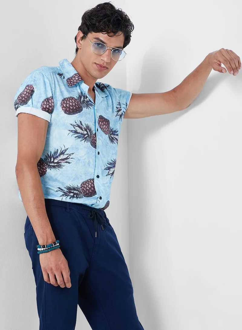 Namshi x Koovs Resort Print Shirt