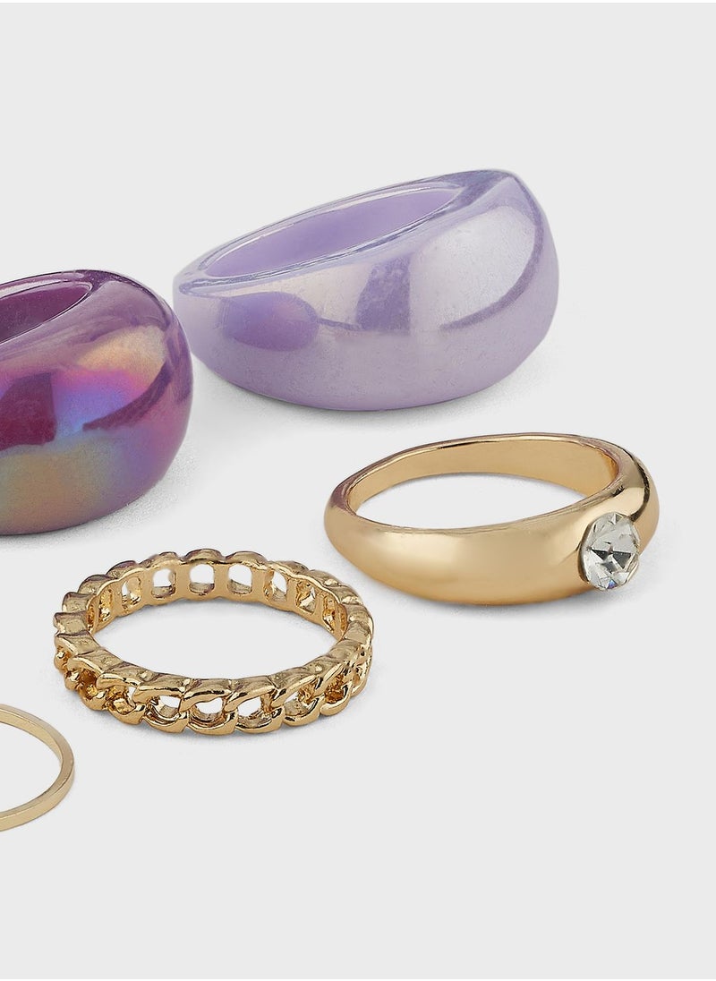 Ginger - 6 Pack Mix Ring Set - Image 1