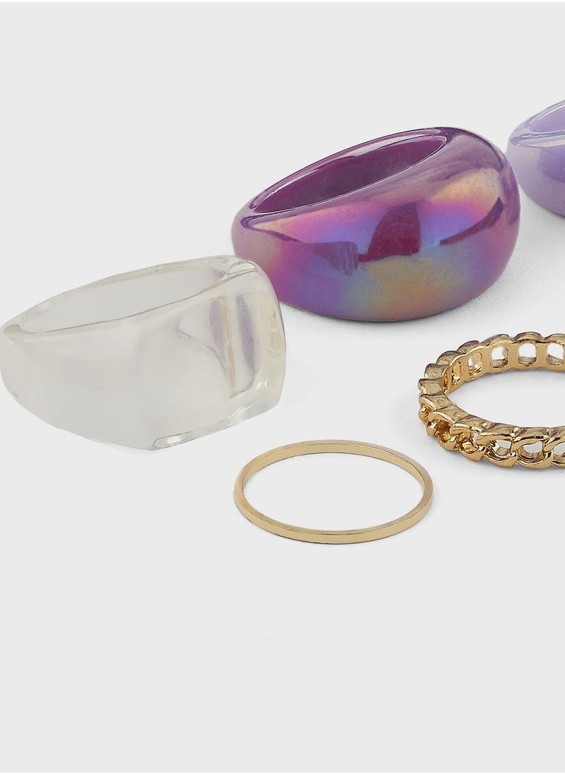 Ginger - 6 Pack Mix Ring Set - Image 1