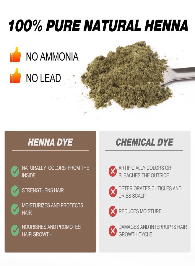 Simpout Spot Color Henna Hair Kit - 6 grams Powder & Henna Activator, Professional Spot Coloring Henna Hair Kit, Covers Grey Hair, Water and Smudge Proof, No Ammonia, No Lead (Black) - Image 2