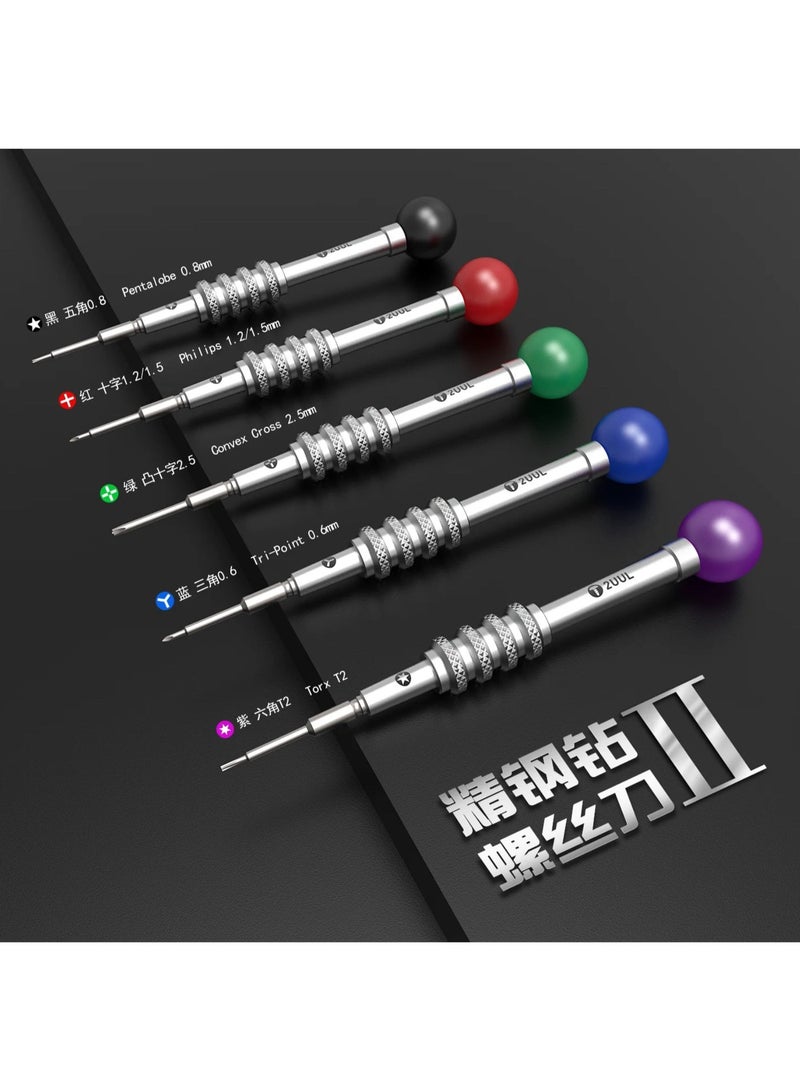 2UUL SD92 New Version Precision Screwdriver Set 5PCS for Phone Repair - Image 2