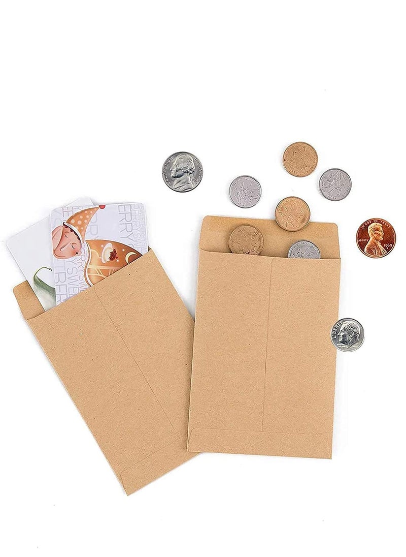 100 Pack Kraft Coin Envelopes, Small Parts Envelopes Kraft Seed Envelopes Stamps Storage Packets Envelopes for Home Garden, Office or Wedding Gift(3.23"×4.53") Small - pzsku/Z86053A041F8C4333C6ABZ/45/_/1698660876/3cc0d01c-c9bb-4925-918e-a985100adac9