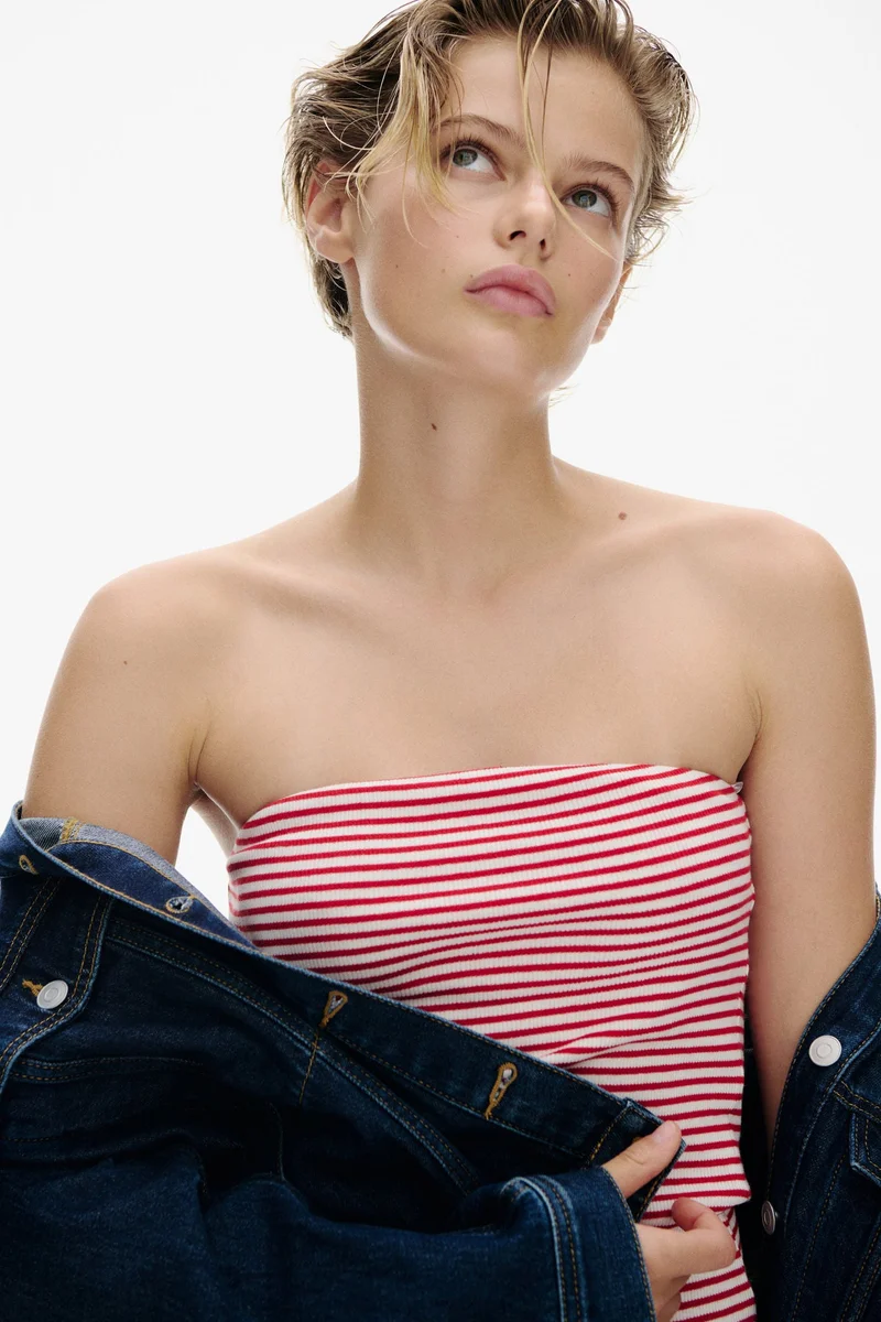 H&M 2-piece ribbed top and trousers set