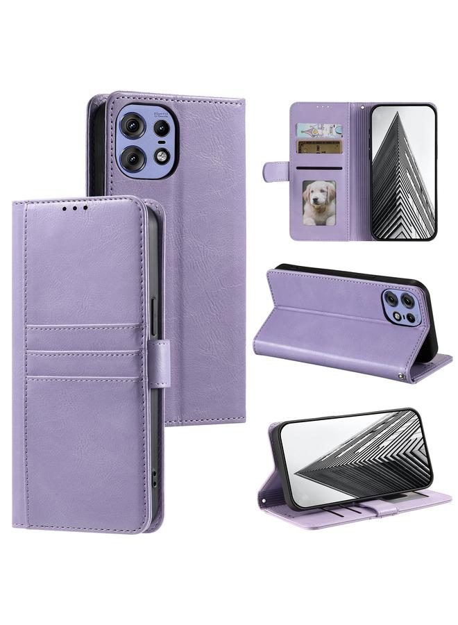 The Bros Case For Motorola Edge 50 Pro Simple 6-Card Wallet Leather Phone Case