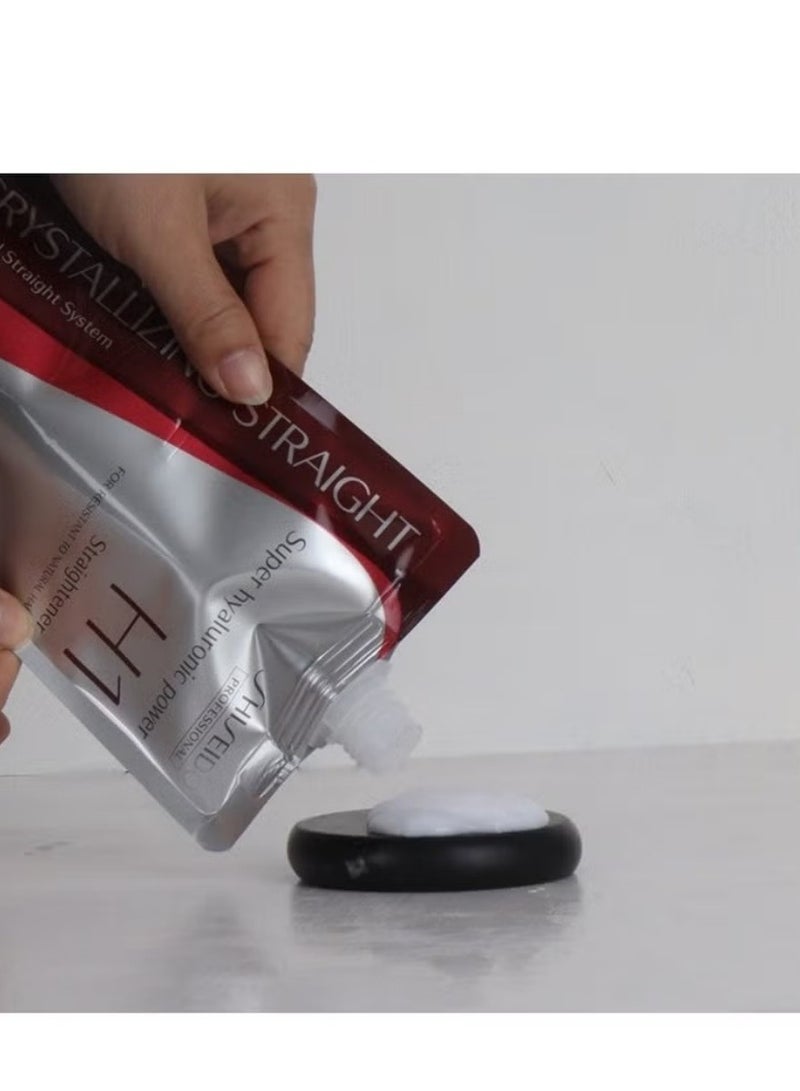 Shiseido Brazilian Keratin Hair Straightening Treatment Cream Set - Professional Salon Results for Curly & Frizzy Hair | Long-Lasting Smoothness Up to 12 Weeks - Image 2