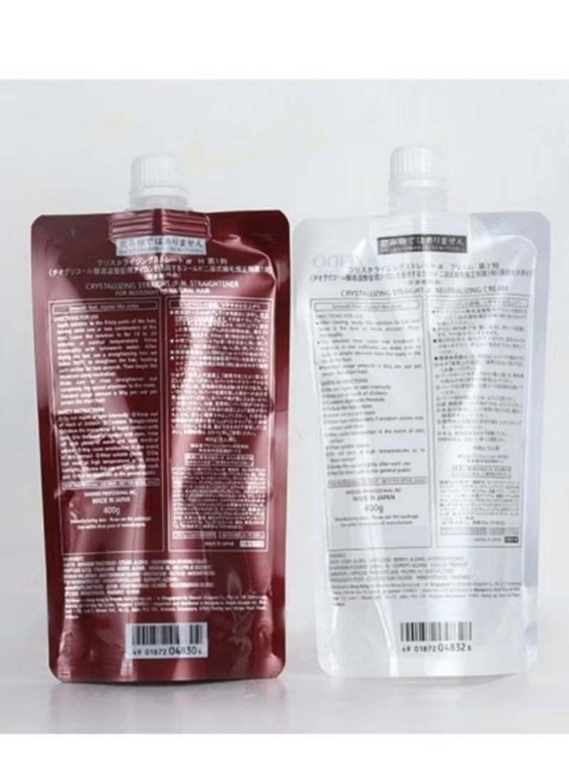 Shiseido Brazilian Keratin Hair Straightening Treatment Cream Set - Professional Salon Results for Curly & Frizzy Hair | Long-Lasting Smoothness Up to 12 Weeks - Image 3