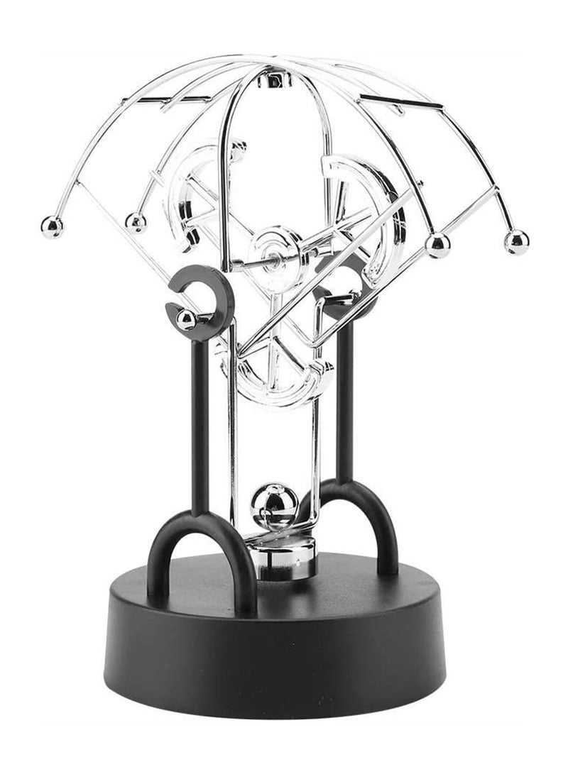 KASTWAVE لعبة هزاز نيوتن للحركة الدائمة الإلكترونية 11 * 20 سم دوران ثنائي لتزيين المكتب والمنزل، نوع مظلة - Image 1