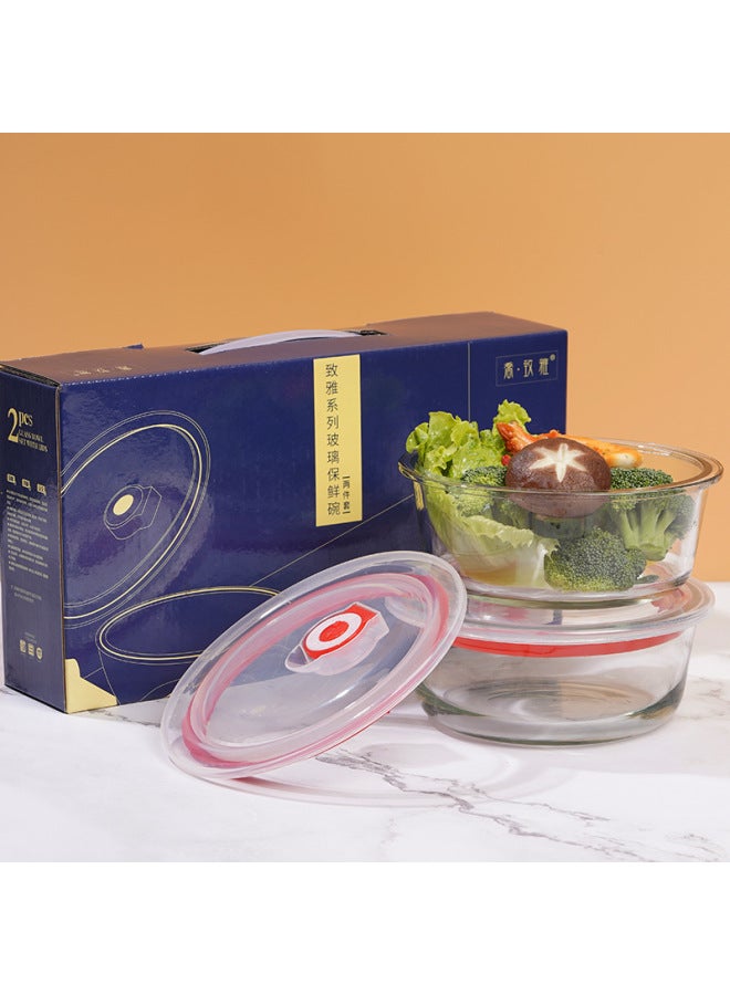 Hot Water Glass Preservation Bowl Two-piece Creative Insulation Cloth Bag Bag Preservation Box Set Bank Gift-Specifications:Fresh-keeping Bowl Single-piece Set 48 Sets/box - Image 3