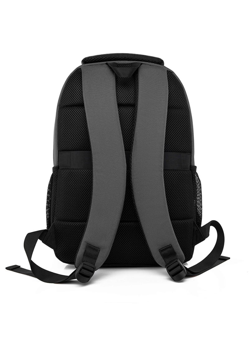 هايك Hike Unisex Durable Sling Laptop Backpack Water Resistant Premium Casual Daypack for Travel/Business/College/School, HK9901-Grey - Image 4