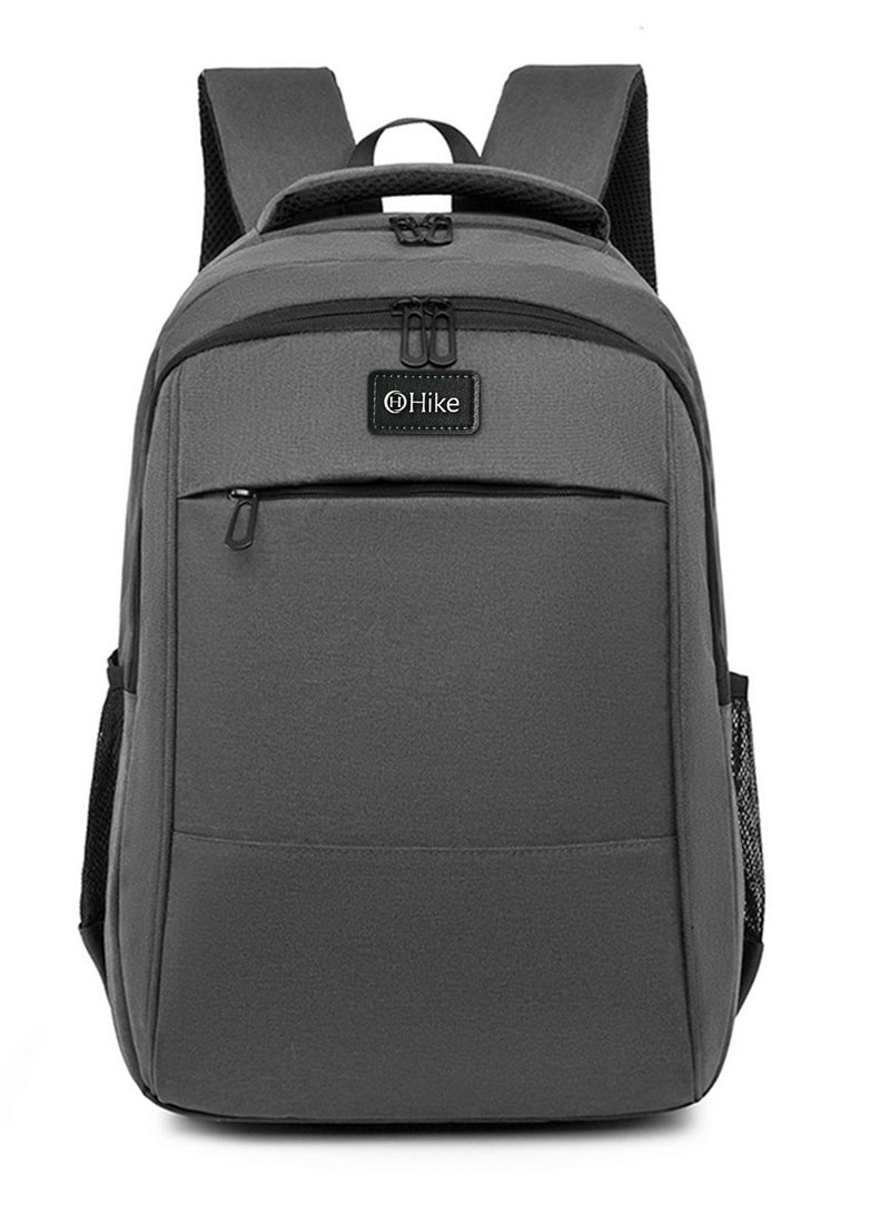 هايك Hike Unisex Durable Sling Laptop Backpack Water Resistant Premium Casual Daypack for Travel/Business/College/School, HK9901-Grey - Image 2