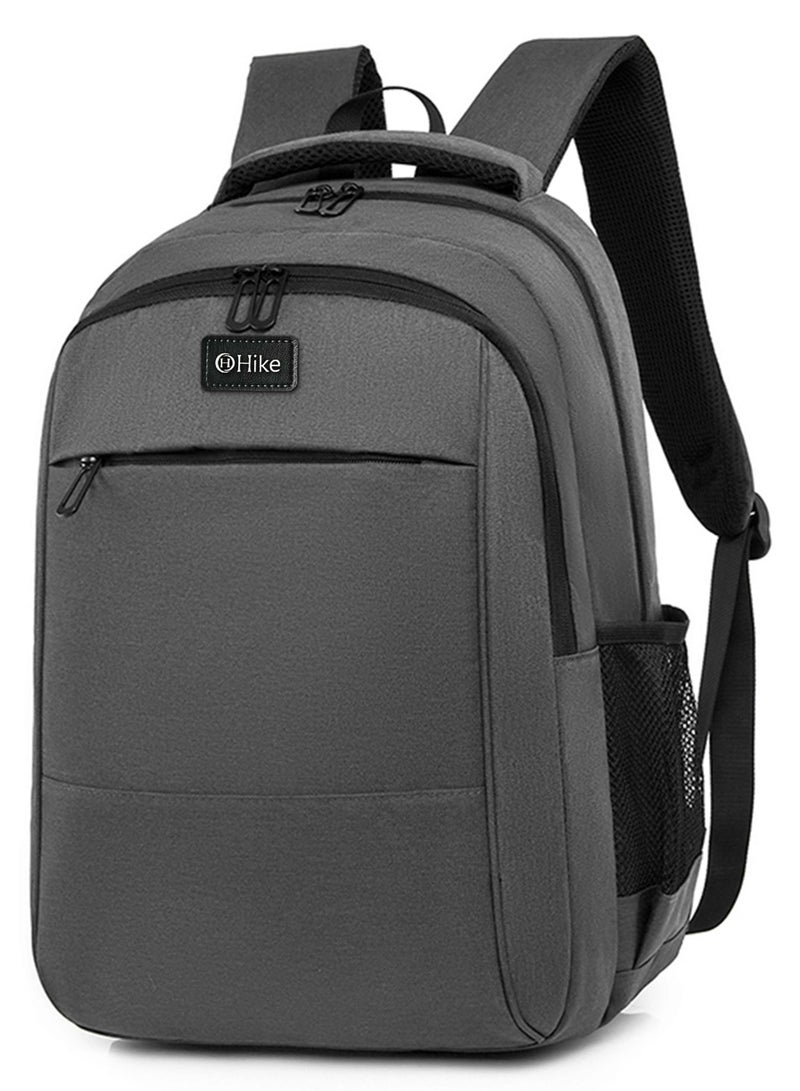 هايك Hike Unisex Durable Sling Laptop Backpack Water Resistant Premium Casual Daypack for Travel/Business/College/School, HK9901-Grey - Image 1