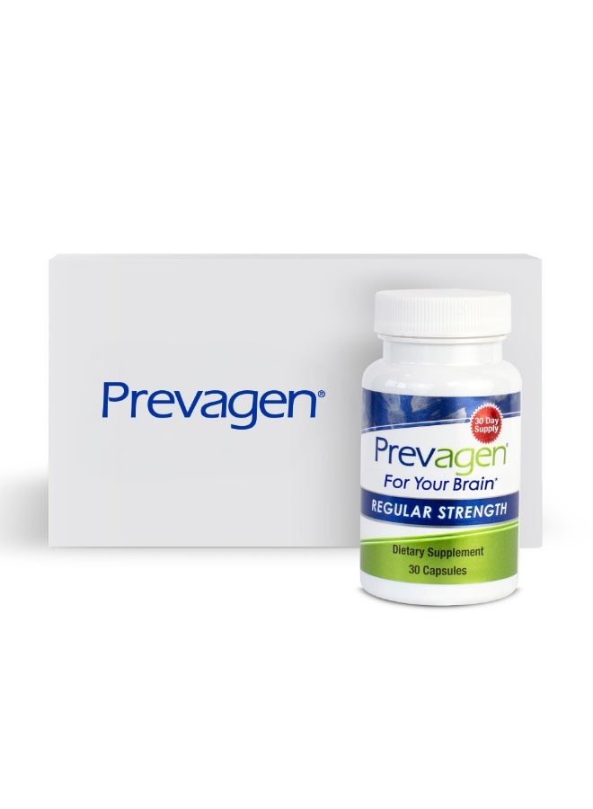 Prevagen Regular Strength Capsules 30 Count 1 Month Supply Supports Brain Health Vitamin D3 - Image 1