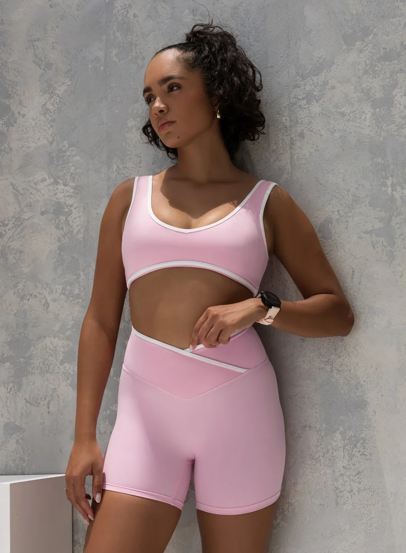 Mohuki Pink Contour Active Short for Women | Best Price UAE