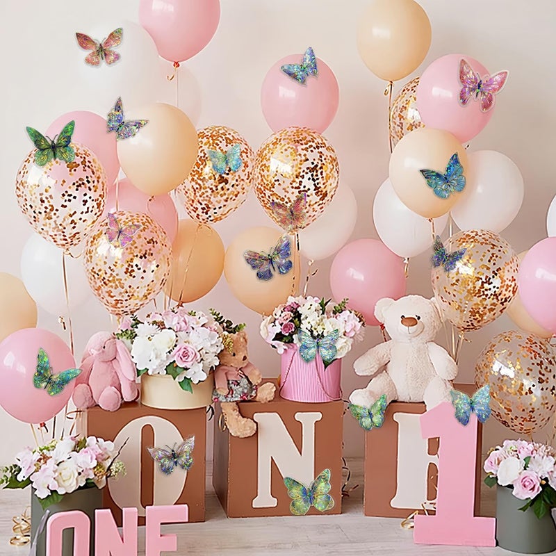 HIKKY 60PCS 3D Butterfly Wall Decor Stickers - Image 4