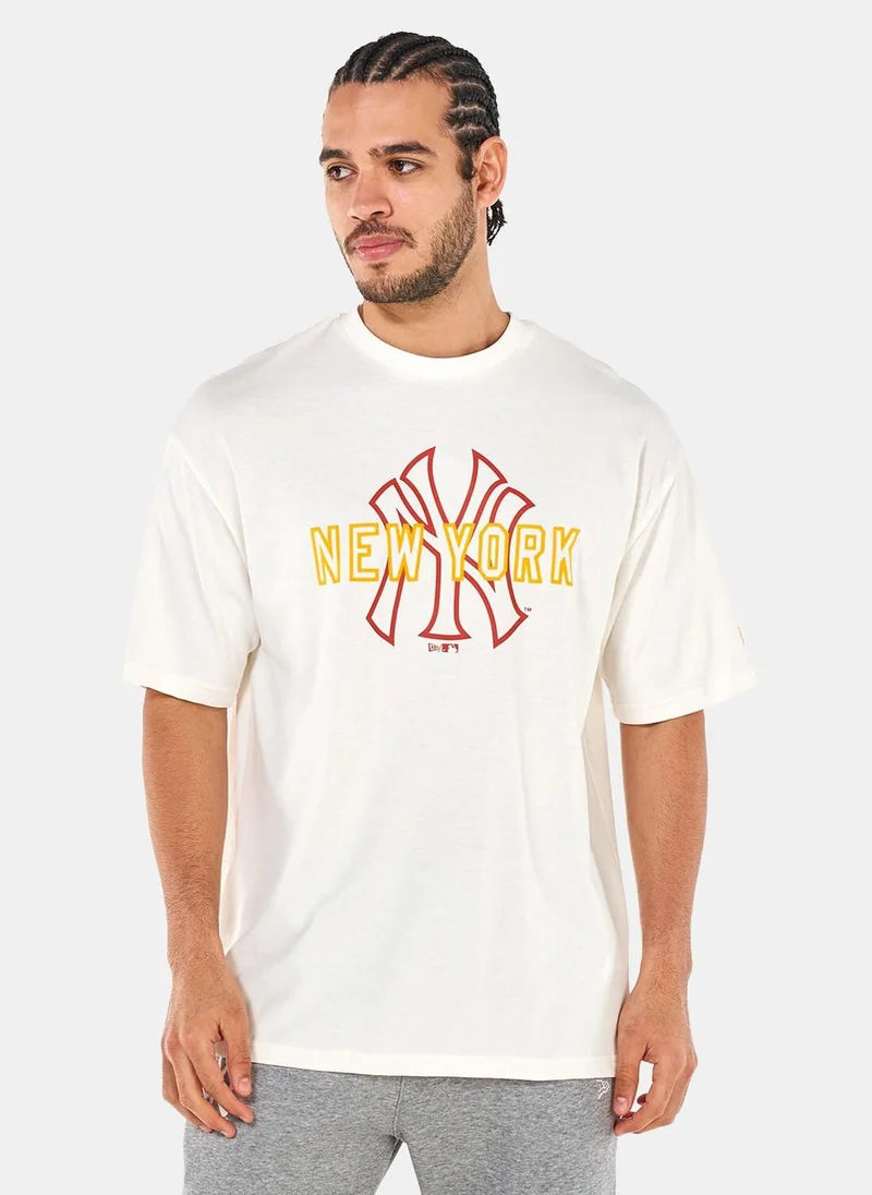 NEW ERA Men's MLB New York Yankees Heritage Oversized T-Shirt