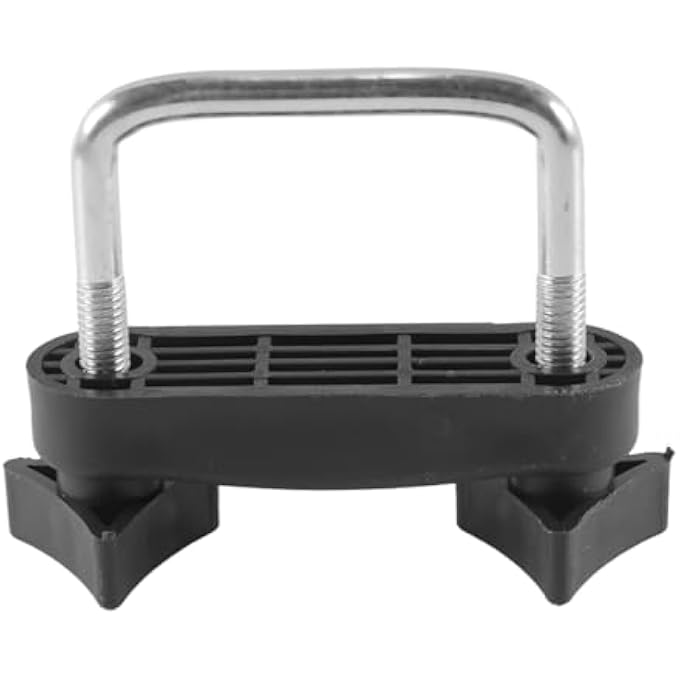 rayihni Universal Roof Rack Bracket, U Clamp Accessories for Installing Car Truck Baskets or Luggage, Black Multifunction Design, Durable and Easy to Use - Image 2