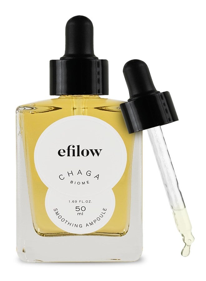 efilow Chaga Mushroom Biome Smoothing Ampoule | Skin-Nourishing Face Serum for Glowing Skin |Skin-Repairing Korean Serum for Smoother Skin Texture| Strengthening Night Repair Serum (1.69 Fl Oz) - Image 1