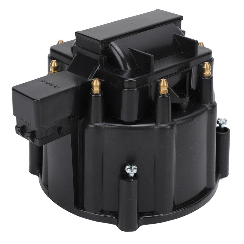 Distributor Cap Rotor Kit: Black ABS Plastic - Wide Compatibility Optimal Performance, Easy Installation for V8 Engine Tune Ups & HEI Distributor Replacement - Image 4
