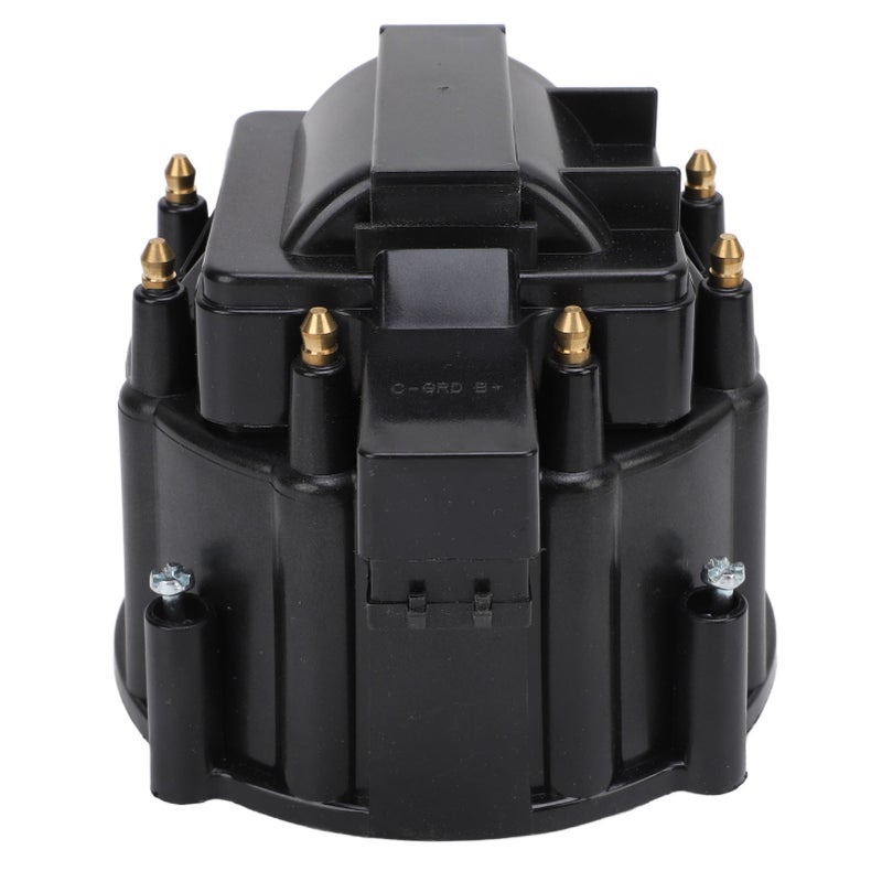 Distributor Cap Rotor Kit: Black ABS Plastic - Wide Compatibility Optimal Performance, Easy Installation for V8 Engine Tune Ups & HEI Distributor Replacement - Image 2