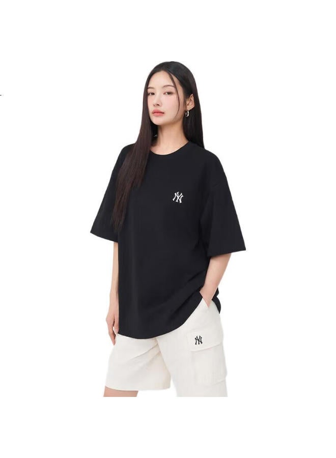 MLB Men'S And Women'S Short Sleeve T-Shirt Couple Solid Color Spring Summer Simple Casual Round Neck 25 New Style 3Atsb0253-50Bks-M - Image 2