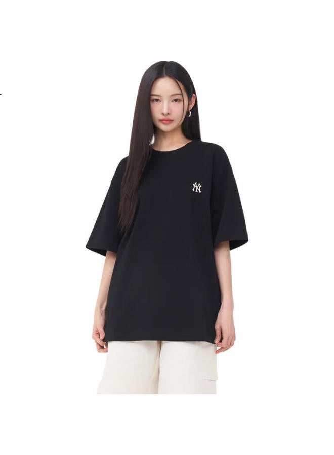 MLB Men'S And Women'S Short Sleeve T-Shirt Couple Solid Color Spring Summer Simple Casual Round Neck 25 New Style 3Atsb0253-50Bks-M - Image 3