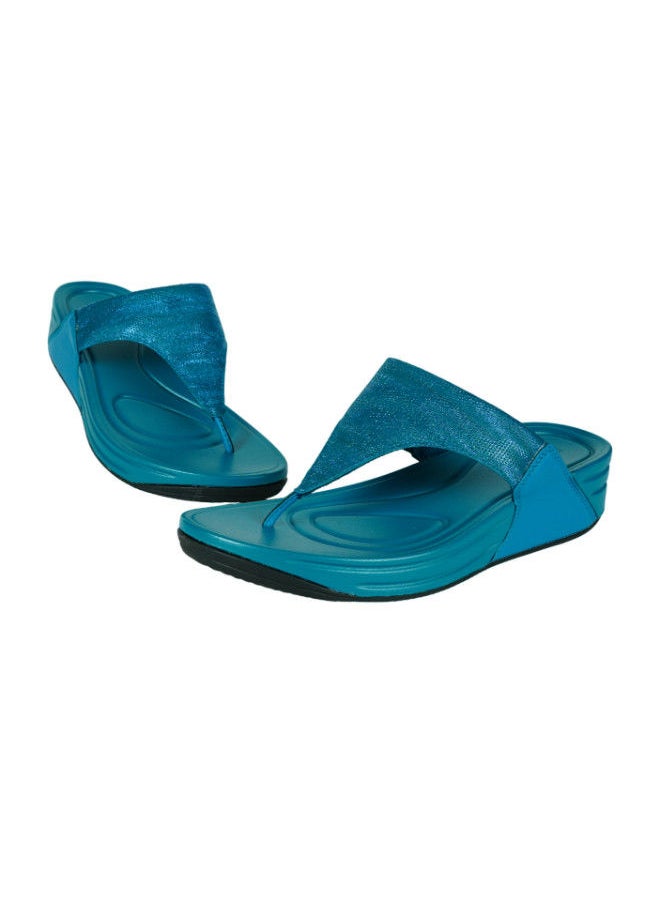 Michelle Morgan - 092-2607 Michelle Morgan Ladies Casual Sandals Blue 214RJ671 - Image 1
